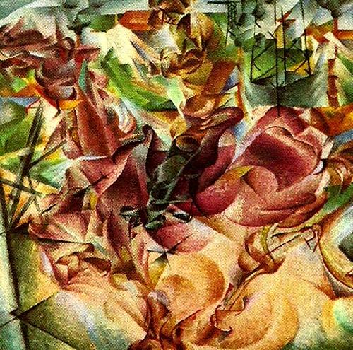 Umberto Boccioni elasticitet Germany oil painting art